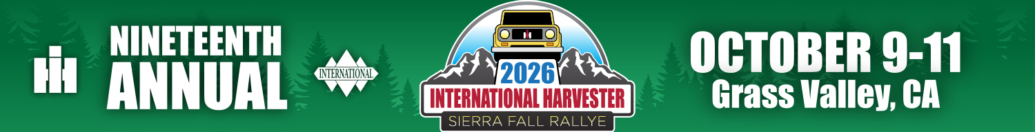 IH Sierra Fall Rallye
